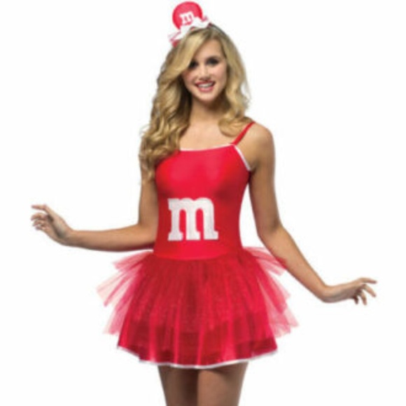 Rasta Imposta Dresses & Skirts - Adult M&M's Party Dress Costume Red M&M
